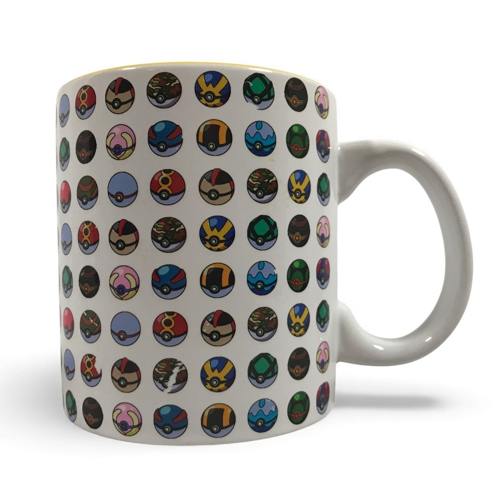 2016 Just Funky Pokémon Pokeball 20 Fl Oz 4.25‎ Inch Coffee Tea Mug Cup